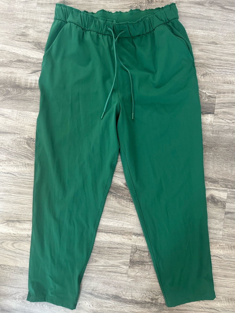 Lululemon Stretch High Rise 7/8 Pant Everglade Green Women’s Size 14 Athletic